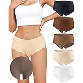 LEVAO Camel Proof Underwear for Women Seamless Underwear with Camel Concealer Toe No Show Yoga Bikini Workout Panties S-XXL