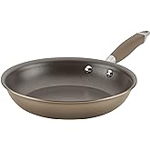 Anolon Advanced Home Hard-Anodized Nonstick Skillets (10.25-Inch, Bronze)