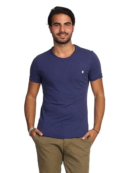 t shirt collo largo uomo