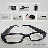 Hidden Camera Glasses NO PIN or LENS HOLE 8GB Memory