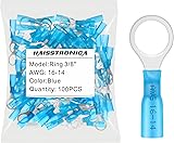 haisstronica 100pcs 3/8" Blue Marine Grade Heat