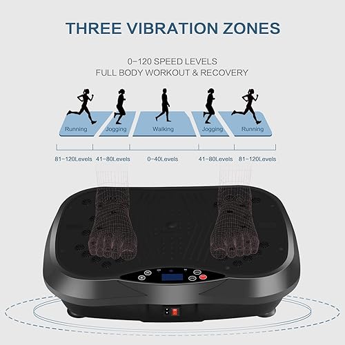YOKELE Vibration Plate Exercise Machine Whole Body Fitness