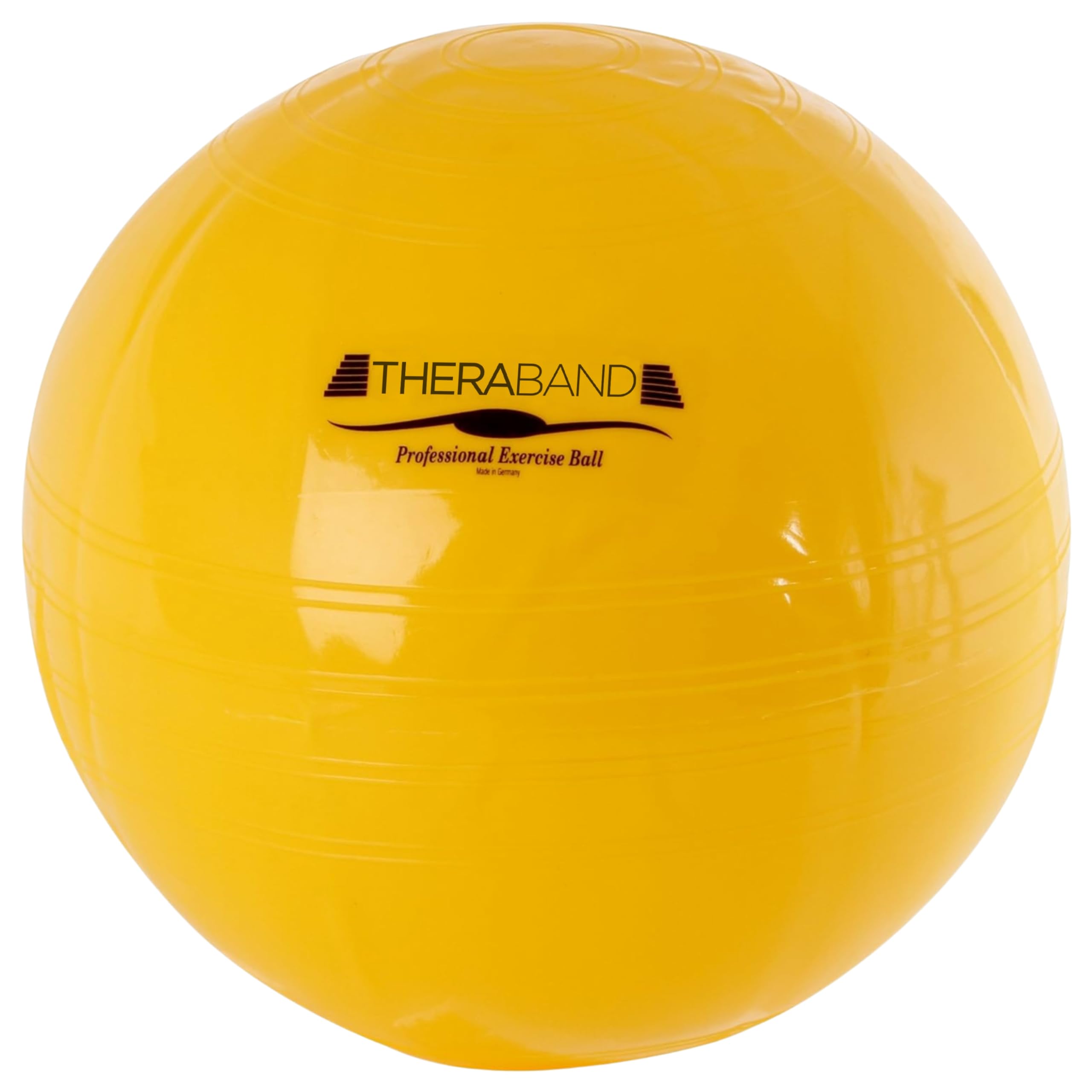 THERABAND Exercise Ball – 45cm Yoga, Pilates & Gym Ball for Core Strength, Stability & Balance – Anti-Burst Sphere for Physio & Office Sitting – Durable, Non-Slip, with Inflation Adaptor