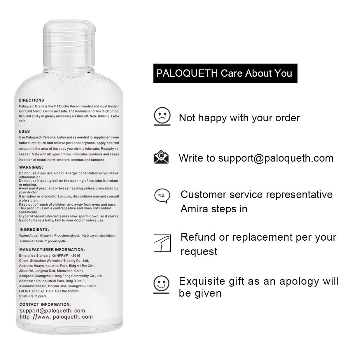 Water Based Lubricant, PALOQUETH Natural Premium Long-lasting Value Based Lube - Image 8