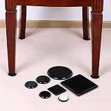 Ezprotekt Furniture Sliders for Carpet 1-1/8 inch 40 pcs Self-Adhesive view 7