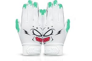 BRAMASOLE Football Gloves Youth Adult Pro 3.0 Upgrade Ultra Stick Palm Receivers Flexible Silicone High Grip Receiver Glove for Kids Boys Men Women