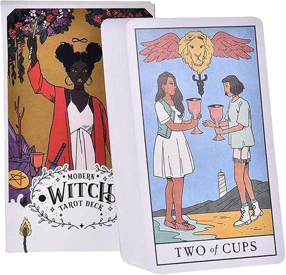タロット 78個 セットモダンウィッチタロットデッキタロットカードと初心者のための本セット オラクルカード タロットカード ボードゲーム 英語版 タロットカード占いライダー版ウェイト版 タロット 78個 セットモダンウィッチタロットデッキタロットカードと初心者のための本セット オラクルカード タロットカード ボードゲーム 英語版 タロットカード占いライダー版ウェイト版