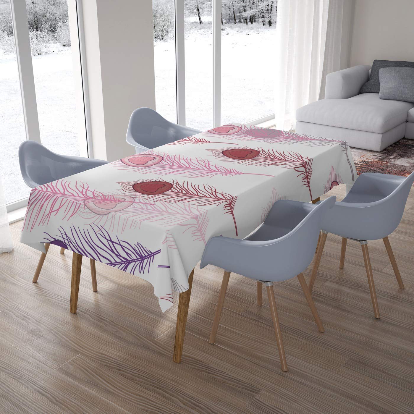 Bonamaison Kitchen Decoration, Tablecloth, 140cm x 200cm - Designed and Manufactured in Turkey
