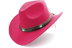 SAJUZEN Kids Cowboy hat with Bandanna, Toddler Baby Cowboy hat with Tassel Belt, Cowgirl hat for Girls