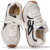 Project Cloud Kids Shoes for Girls - Non-Slip Trendy Fashion Sneakers Girls Shoes - Slip Ons with Hook & Loop Memory Foam Insole Kids Sneakers (Little Lowy)