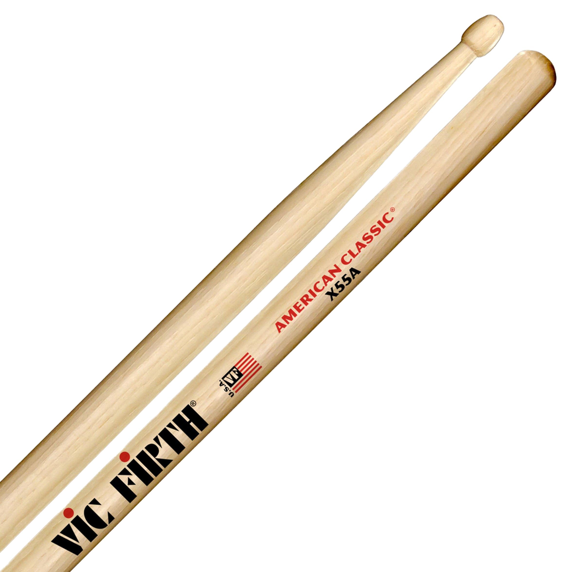 Vic Firth - American Classic® Extreme Drumsticks X55A - American Hickory - Wood Tip