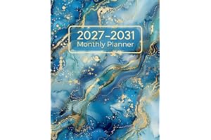 2027-2031 Monthly Planner: 5 Year From January 2027 To December 2031