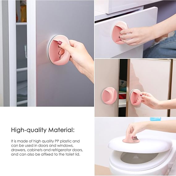 YoungRich - Juego de 4 manijas autoadhesivas para puerta o ventana ...