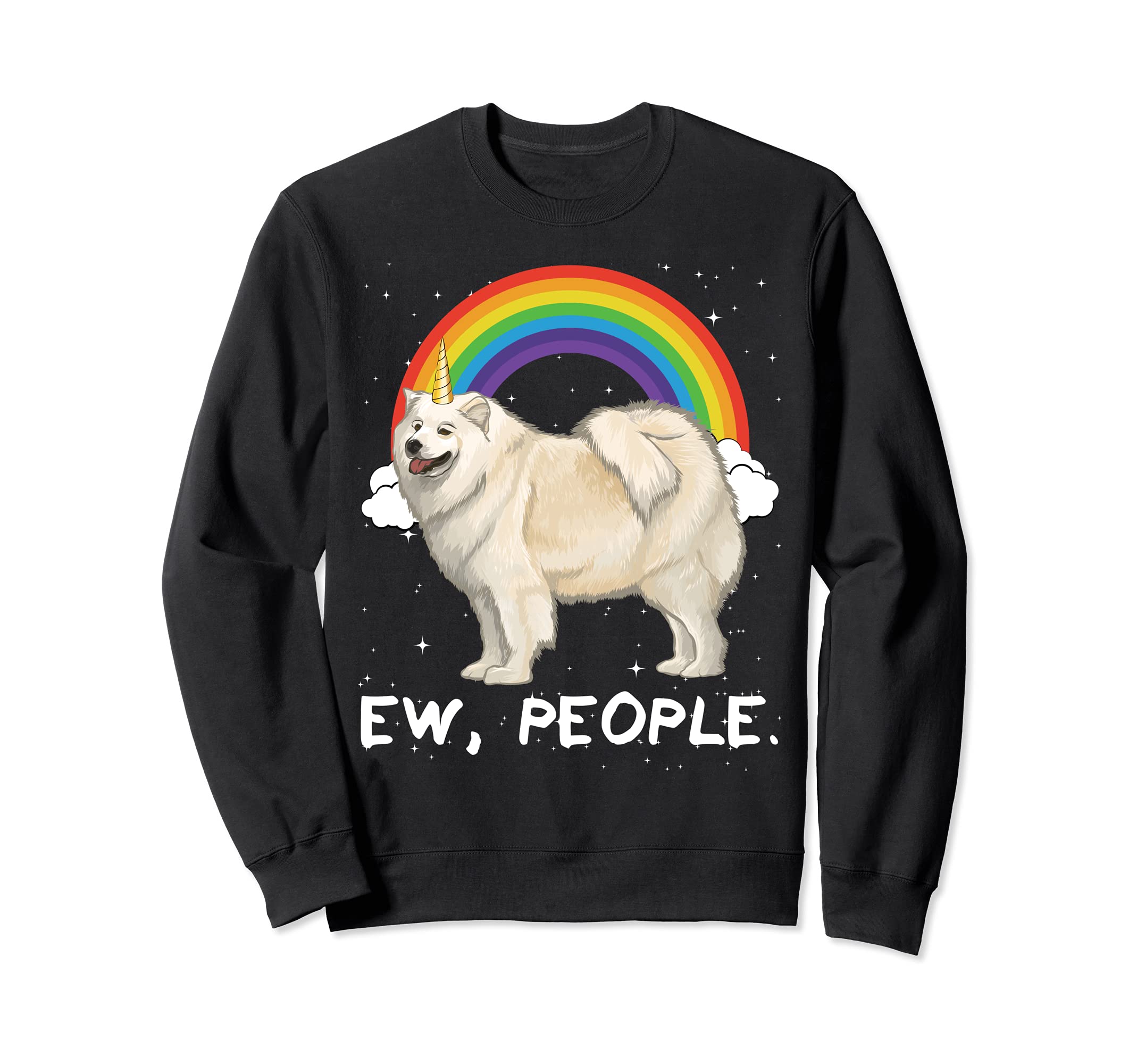 Rainbow Samoyed Ew People Unicorn Dog Sweatshirt