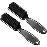 Patelai 2 Pcs Clipper Brush Barber Blade Trimmer,Black | For Blade Cleaning, Trimmer Care, Fades Tapers Styling, Nail Manicure Salon, Dual-purpose Barber Clipper Cleaner Brush Tool
