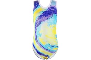 EQSJIU Girls Gymnastics Leotard Ballet Dance Outfits Sleeveless Toddler Kid Gymnastic Tumbling Dancewear 1-10 Years