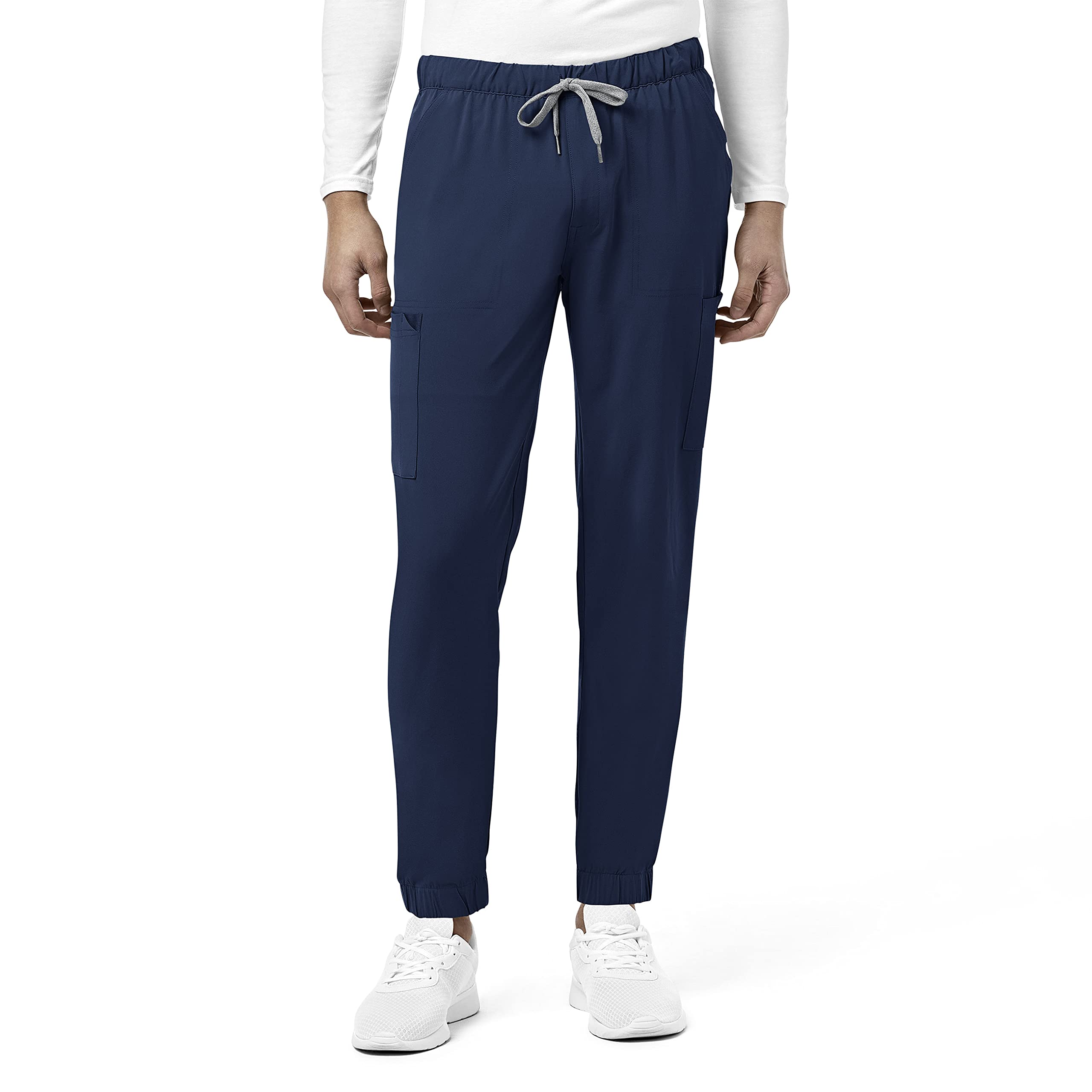 WonderWink Mens Renew Men’s Jogger Medical Scrubs Pants, Navy, X-Large US