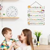 HPNIUB I am A Child of God Door Sign Inspirational Wall Plaque Colorful2 view 5
