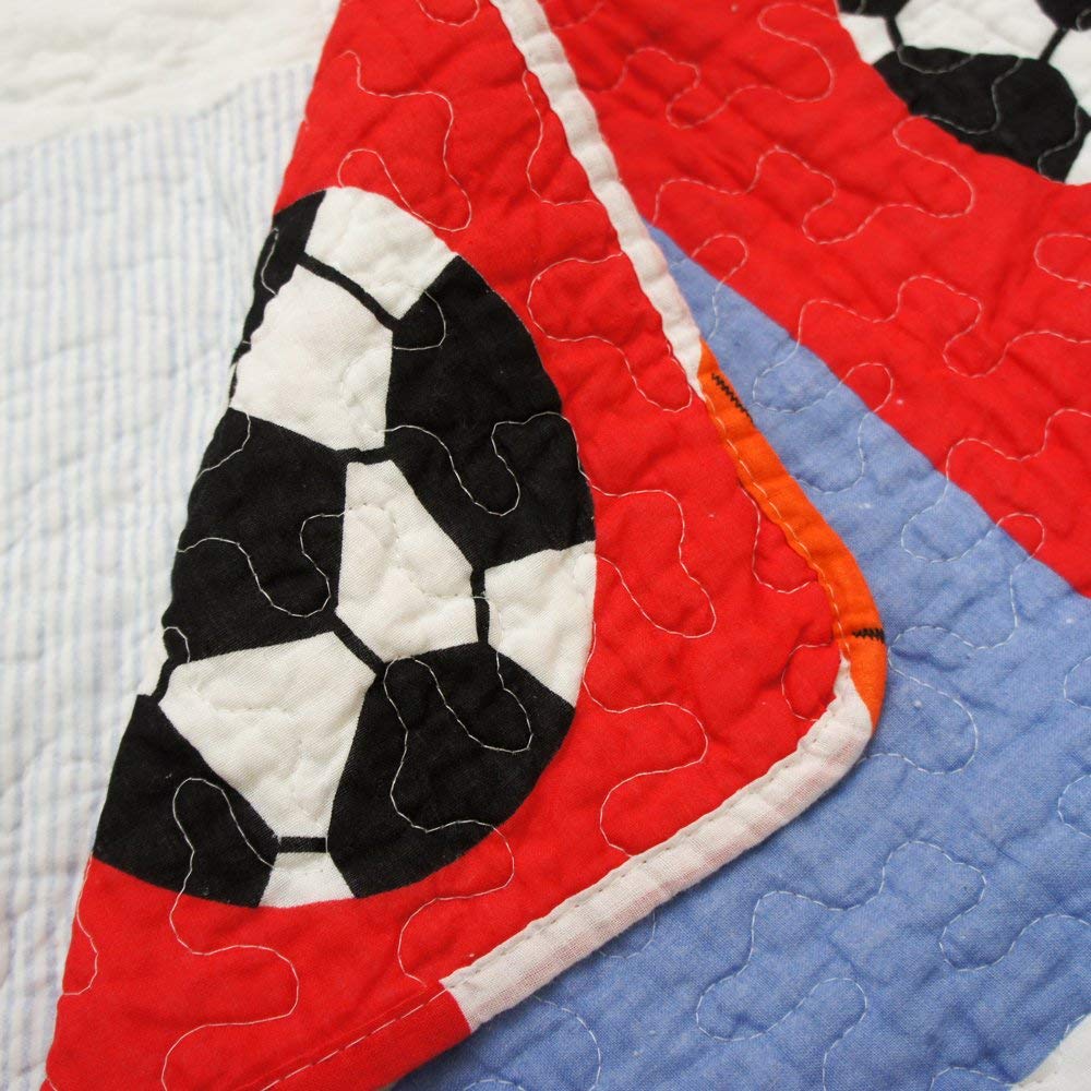 Ameublement Et Decoration 110 X 130 Cm Tealp Couvre Lit Reversible Pour Lit De Bebe En Patchwork Pour Le Printemps Et Lete Cuisine Maison Lemoncitylive Com