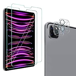 QHOHQ [2+2 Pack] Tempered Glass Screen Protector