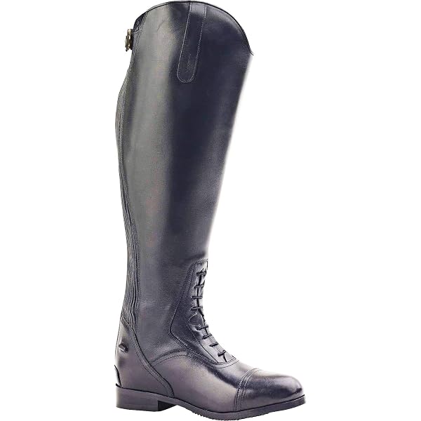 Saxon Syntovia Tall Field Boots, Black, L5 Regular Regular