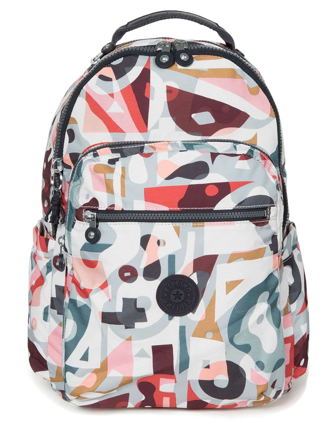 Kipling SEOUL School Backpack, 44 cm, 27 liters, Multicolour (Music Print)