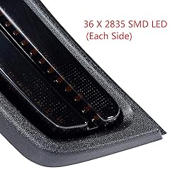 Astra Depot Pair LED Amber Side Marker Light Front