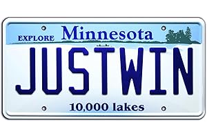 The Mighty Ducks | JUST Win | Metal Stamped License Plate