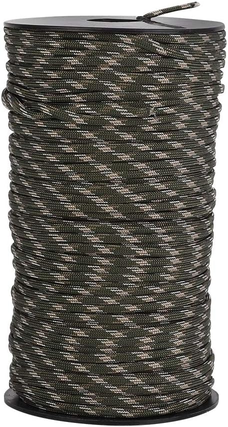 Bnineteenteam Climbing Rope Home Fire Emergency Escape Rope Multifunctional Cord Safety Rope for Hiking Caving Camping Engineering Protection(Forest Camouflage) : Sports & Outdoors