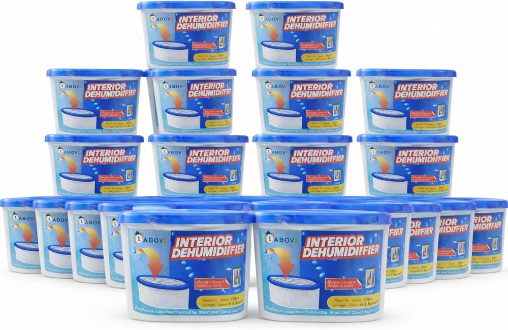 1ABOVE Dehumidifier 500ml Pack of 20 Moisture Absorber