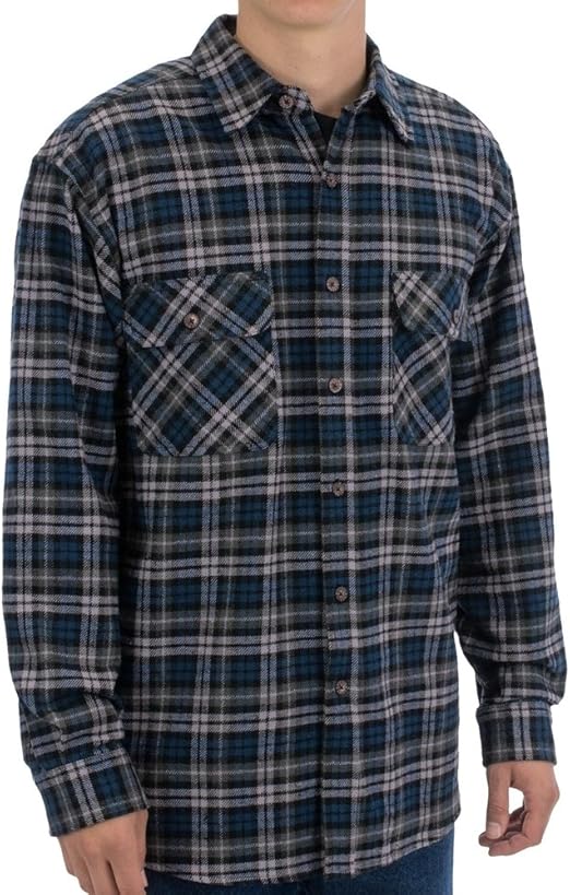 Big and Tall Rugged Brawny Flannel Shirts up to 6X (6XT