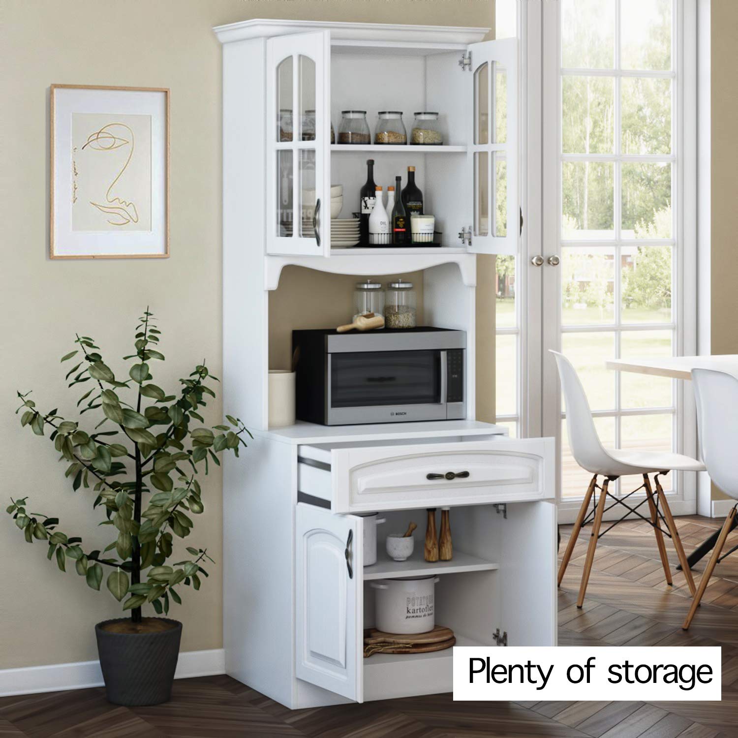 Amazon Com Kitchen Storage Cabinet Kitchen Cabinet With Storage