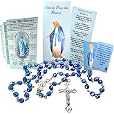 Westmon Works How to Pray the Rosary Pamphlet Pack Beginners Learning Complete Prayer Pack for Students with Holy Cards