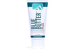 Forticept Blue Butter Dog Itching Skin Relief Cream, Hot Spot Treatment for Dogs, Dog Wound Care, Heals Skin Sores Irritation Cuts Bites Scrapes, 2 Oz