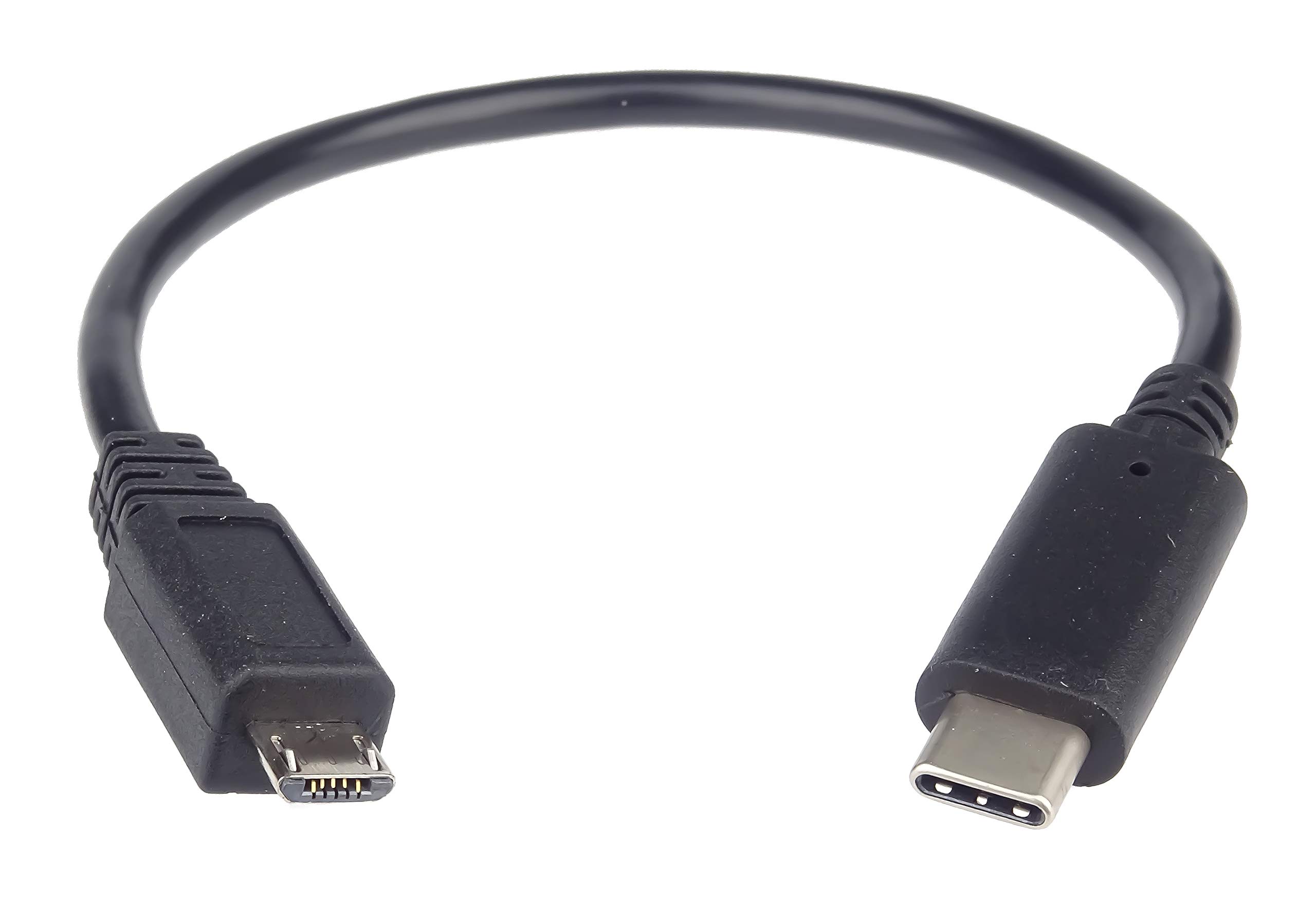 PremiumCord Adaptor USB 3.1 Male C/Male to USB 2.0 Micro-B/Male 0.2 m