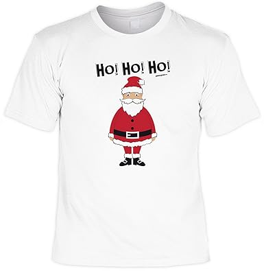T Shirt Ho Ho Ho Weihnachtsmann Lustiges Sprüche Shirt