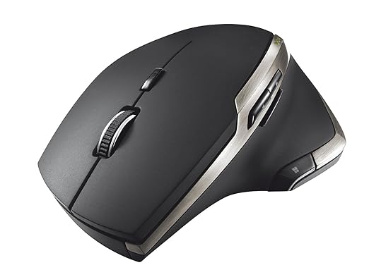 title=Trust Evo Advanced Laser Mouse, Nero