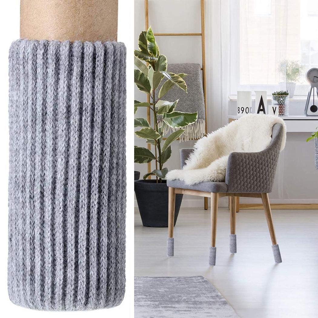 amiubo Protecteur de Plancher de Jambe de Chaise, Plancher de Bois Franc élastique Pieds de lit