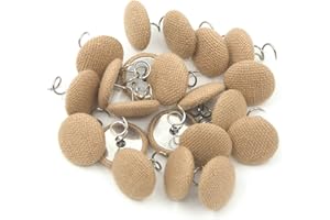 TOPGOT Twists Pins for Upholstery - 20Pcs Fabric Covered Button Twist Pins,Bed Skirt Pin - for Slipcovers,Armrest Covers, Armchair Caddies, Bed Skirts, Headliners (Natural)