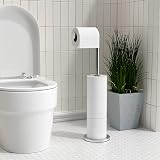 niffgaff Stainless Steel Freestanding Toilet Roll Holder, Anti Rust Design view 7