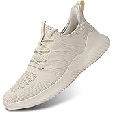 Mens Running Shoes Slip-on Walking Sneakers Lightweight Breathable Casual Soft Sole Trainers