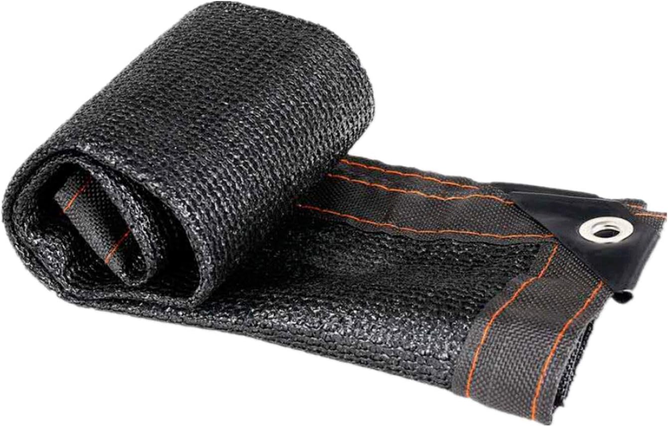 Sunblock Shade Cloth, Plant Covers,90% Black Sun Mesh,Garden Netting UV Resistant Net with More Than 10 Aluminum Grommets Easier to Hang,for Greenhouse Flowers Plants Patio Lawn Mesh (9.8 x 6.5FT)
