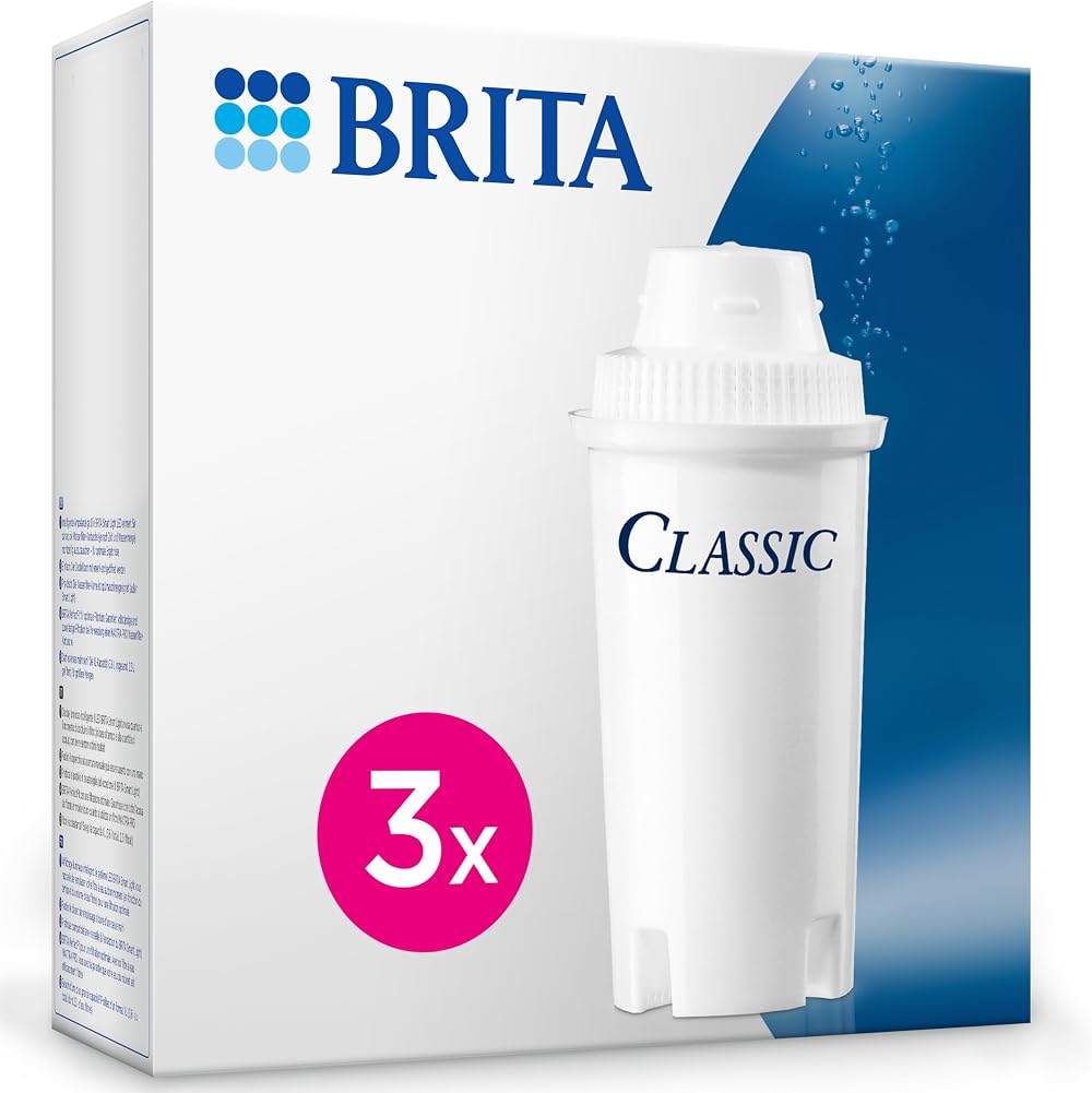 BRITA Classic Replacement Water Filter Cartridges 3 Pack