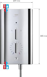 Mira Showers Escape 9.8kW Thermostatic Electric Shower - Chrome - 1.1563.011 view 5