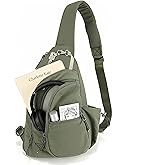 idoltimes Sling Bag for Women,Portable Anti Theft Bag, Travel Crossbody Bag, Shoulder Bag with Adjustable Shoulder Strap