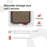 Cat Mate Lockable Cat Flap Easy Fitting Durable Silent Weatherproof White view 3