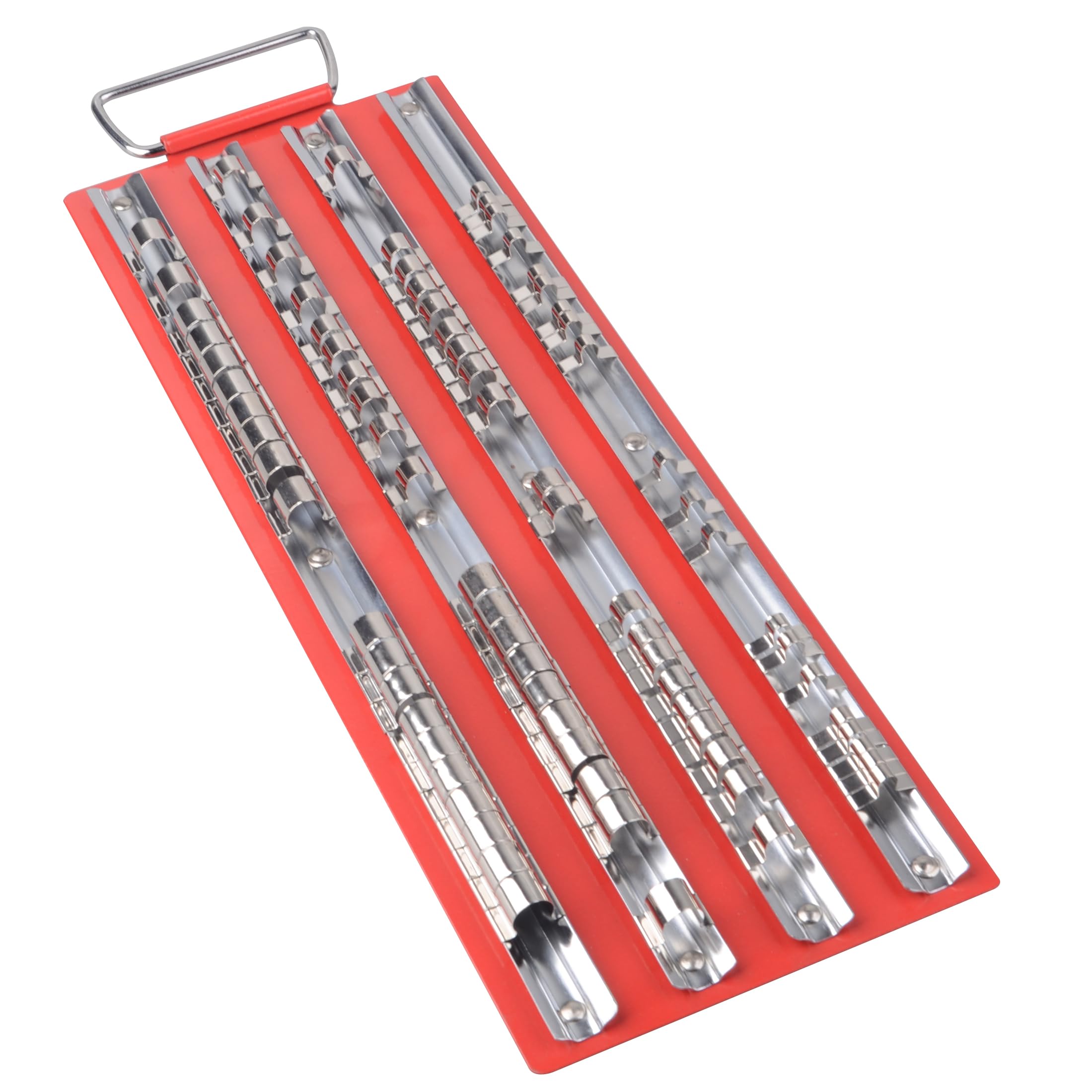 DAYUAN 80pcs Socket Storage Holder Tray Rack Rail for 1/4" 3/8” or 1/2" Drive Sockets