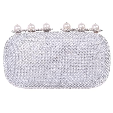 Amazon ファウジーヤ Fawziya パール ビジュー クラッチバッグ