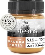 Steens Manuka Honey MGO 515+ UMF 15+ Pure Raw 225g NZ Bottled Sealed