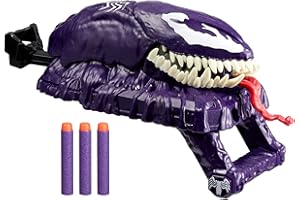 Marvel Spider-Man VenomVersus Marvel’s Venom Strike Blaster, NERF Spider-Man Toy, Super Hero Toys for Kids Ages 5+